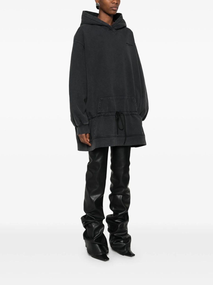 Rochie de zi Alexander Wang neagra din bumbac - Img 3