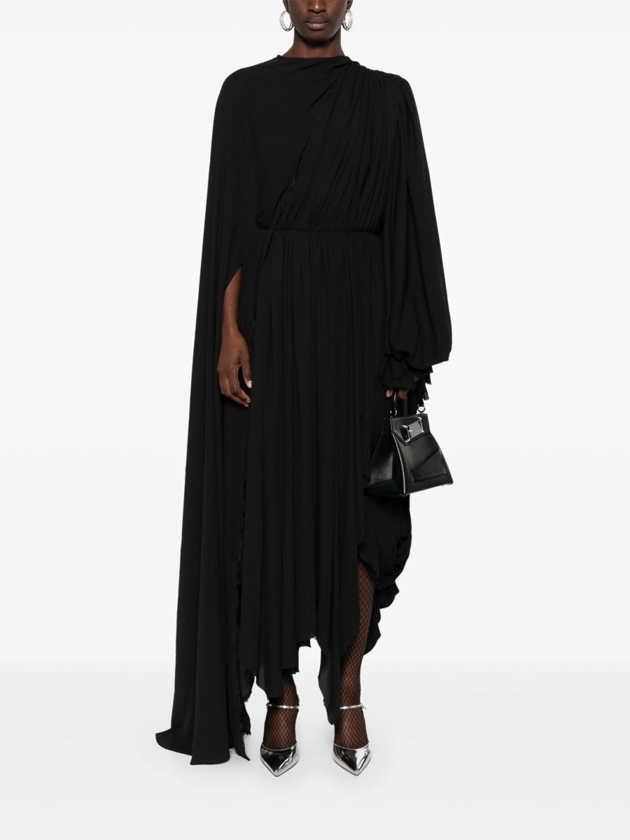 Rochie de zi Balenciaga neagra - Img 2
