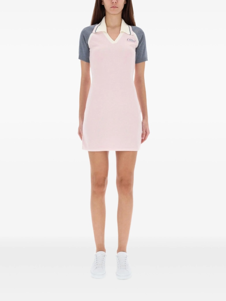 Rochie de zi Casablanca roz - Img 2