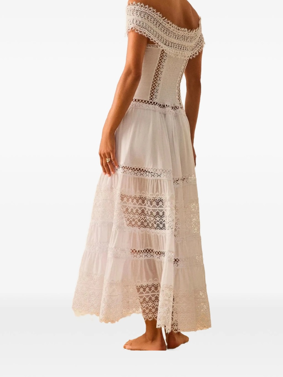 Rochie de zi CHARO RUIZ alba - Img 2
