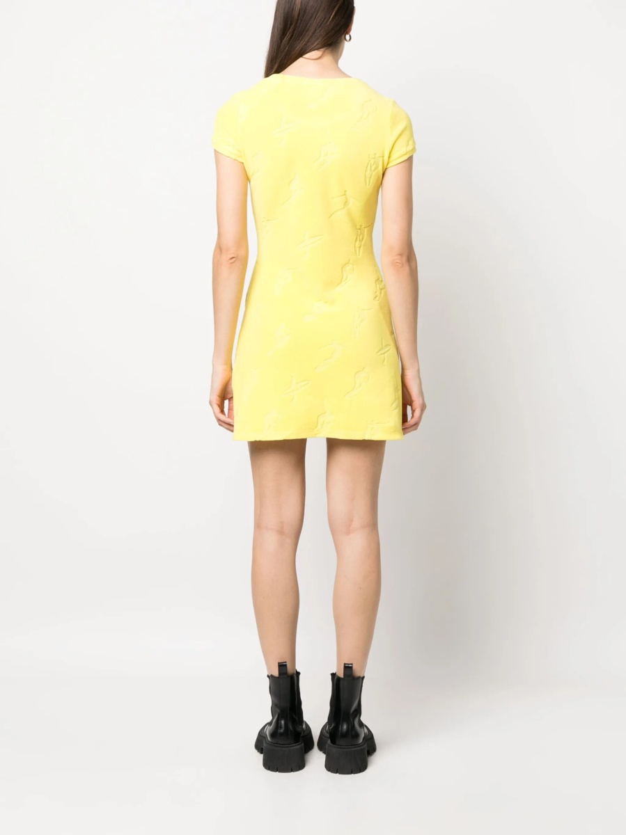 Rochie de zi DSQUARED2 galbena - Img 4