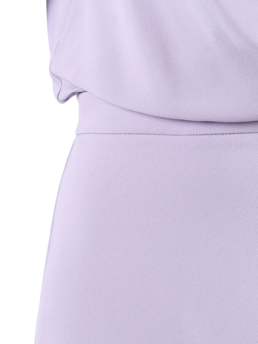 Rochie de zi Elisabetta Franchi violet din vascoza - Img 4