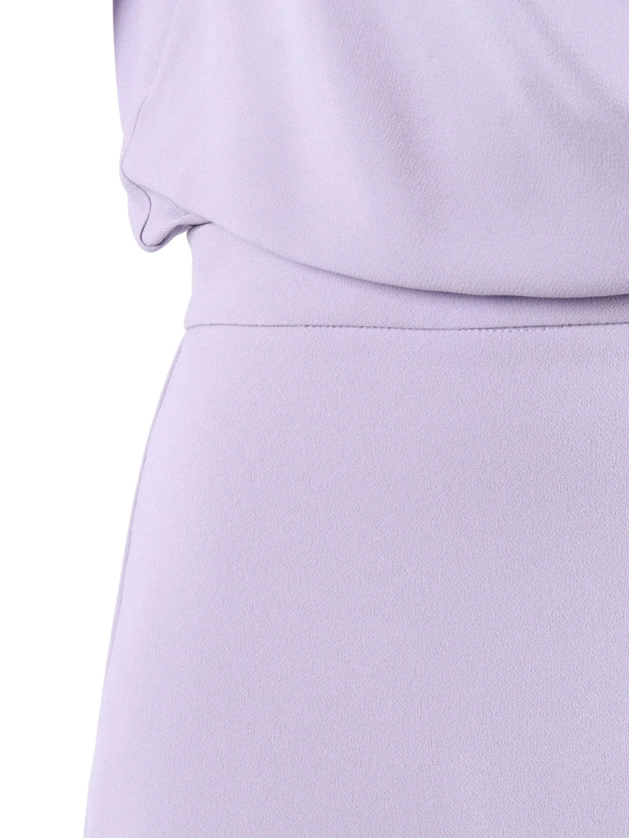 Rochie de zi Elisabetta Franchi violet din vascoza - Img 4