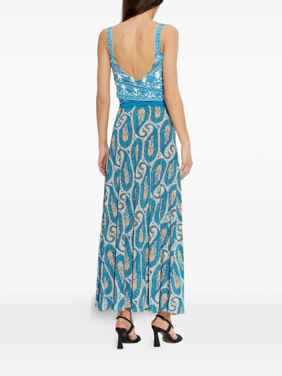 Rochie de zi ETRO albastra - Img 4