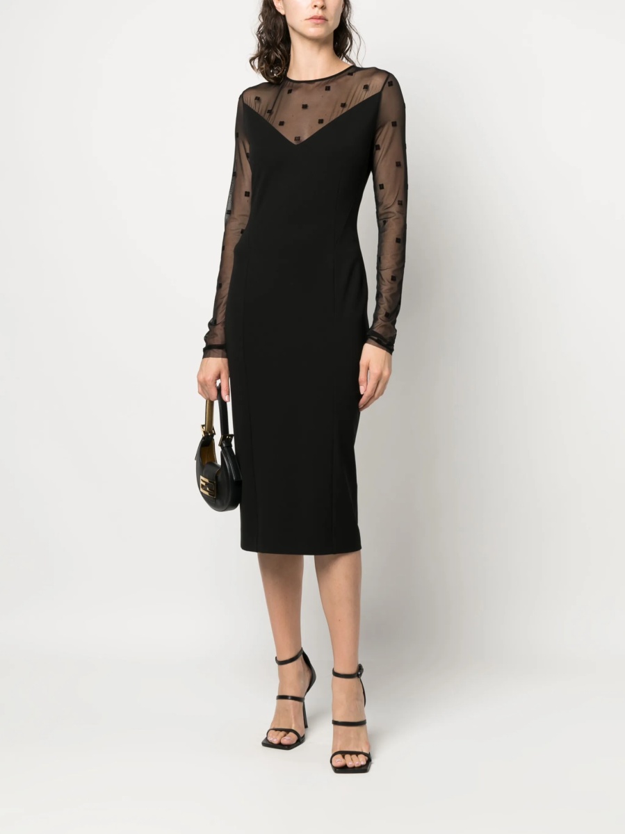 Rochie de zi Givenchy neagra - Img 2