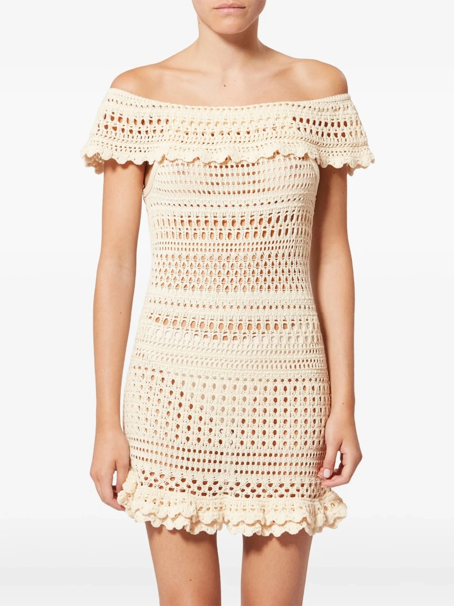 Rochie de zi ISABEL MARANT ETOILE neutra - Img 3