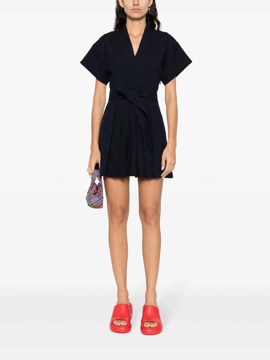 Rochie de zi Kenzo albastra - Img 2