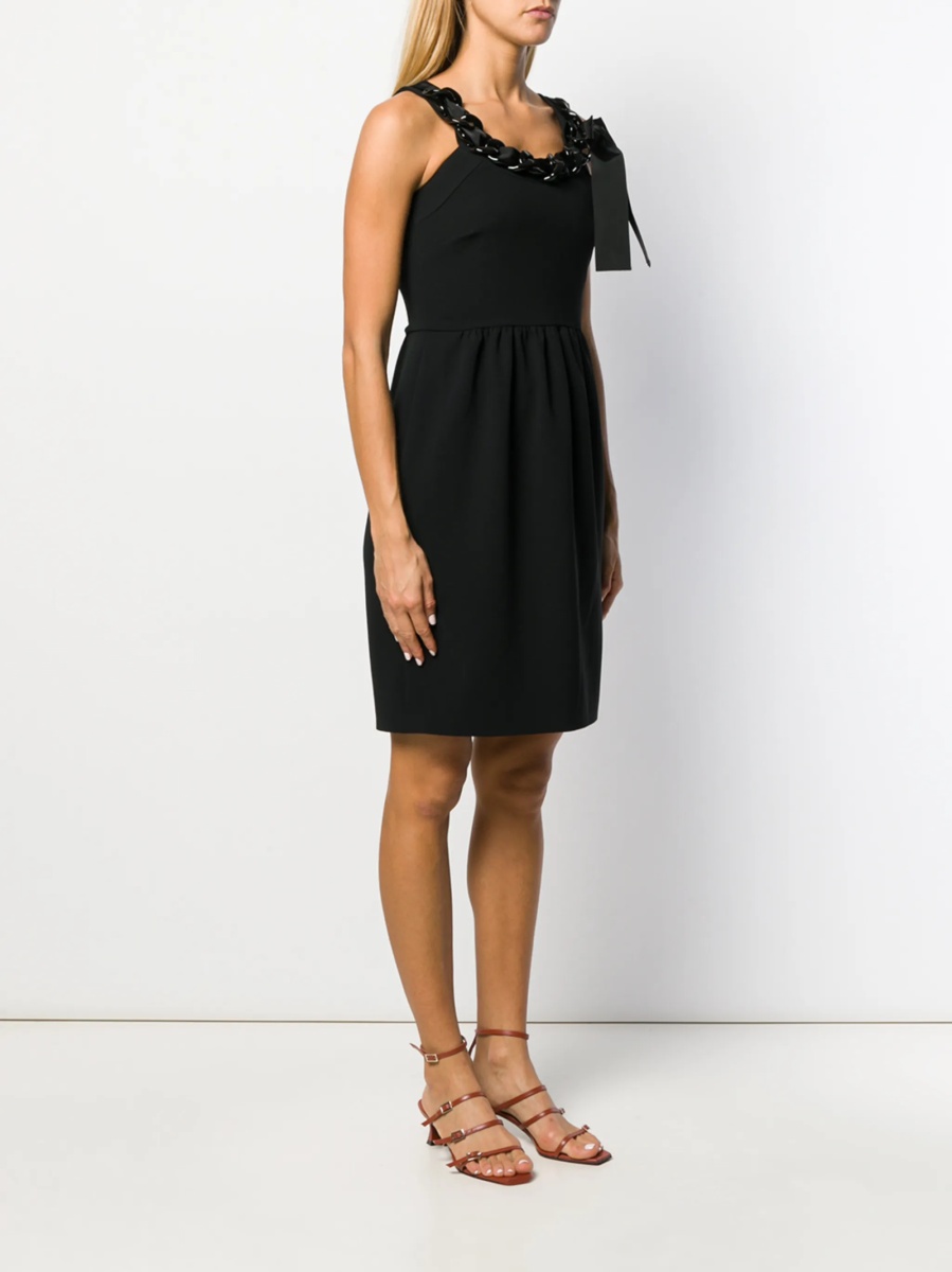 Rochie de zi LOVE Moschino neagra - Img 3