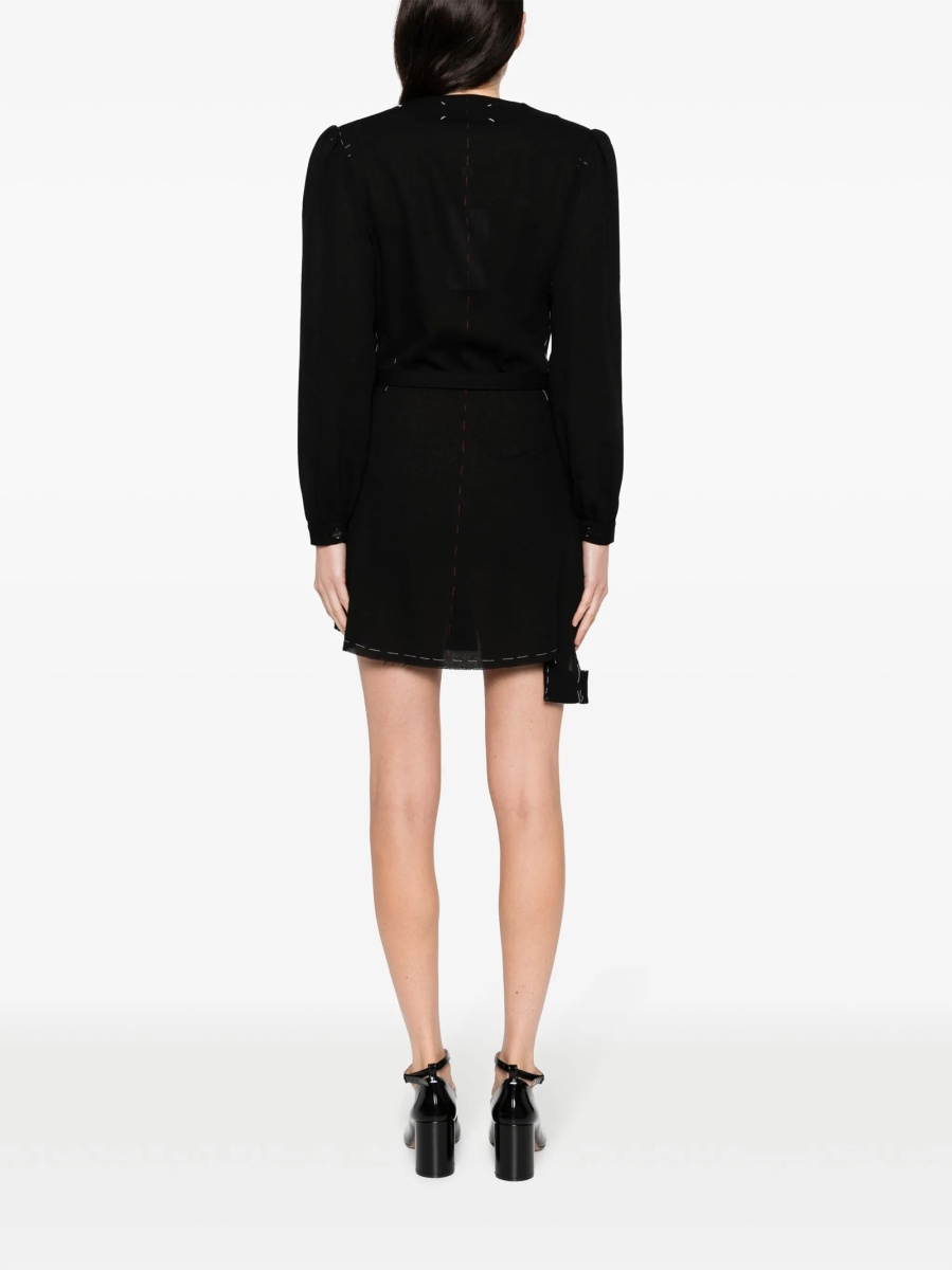 Rochie de zi Maison Margiela neagra - Img 4