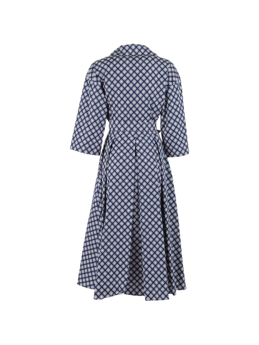Rochie de zi Max Mara albastra - Img 3
