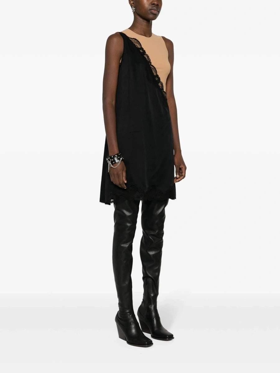 Rochie de zi MM6 Maison Margiela neagra - Img 3