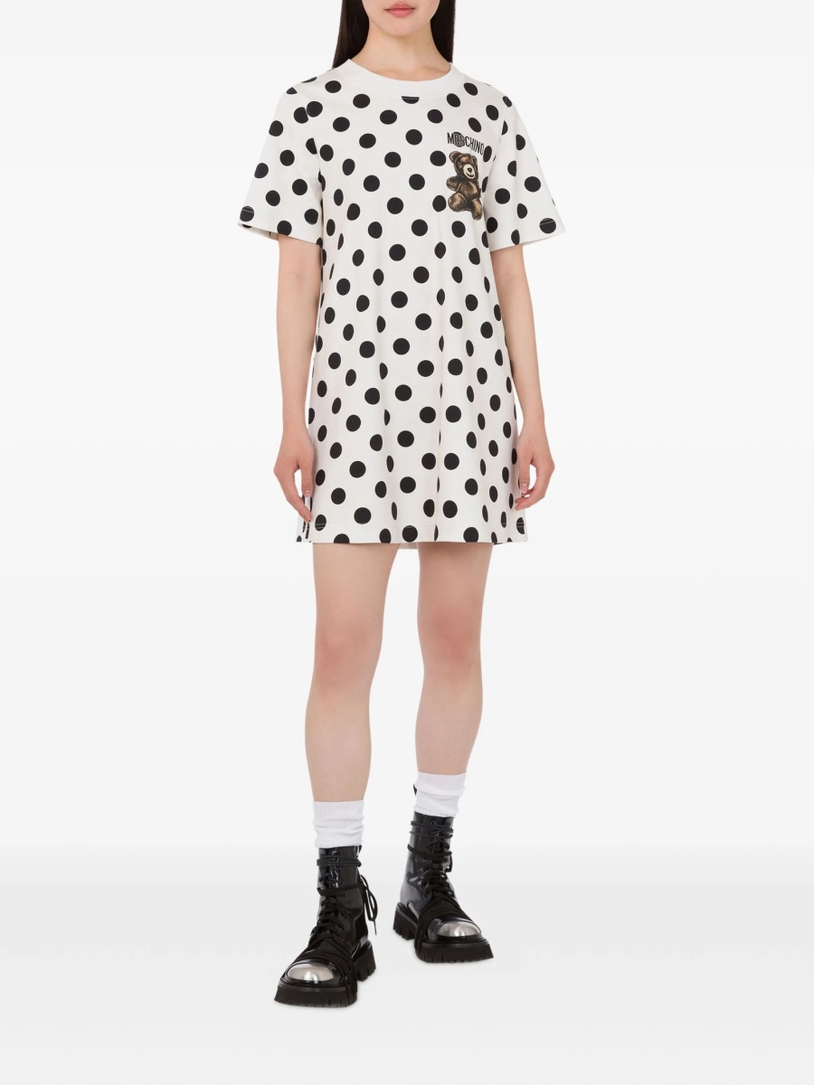 Rochie de zi Moschino alba - Img 2