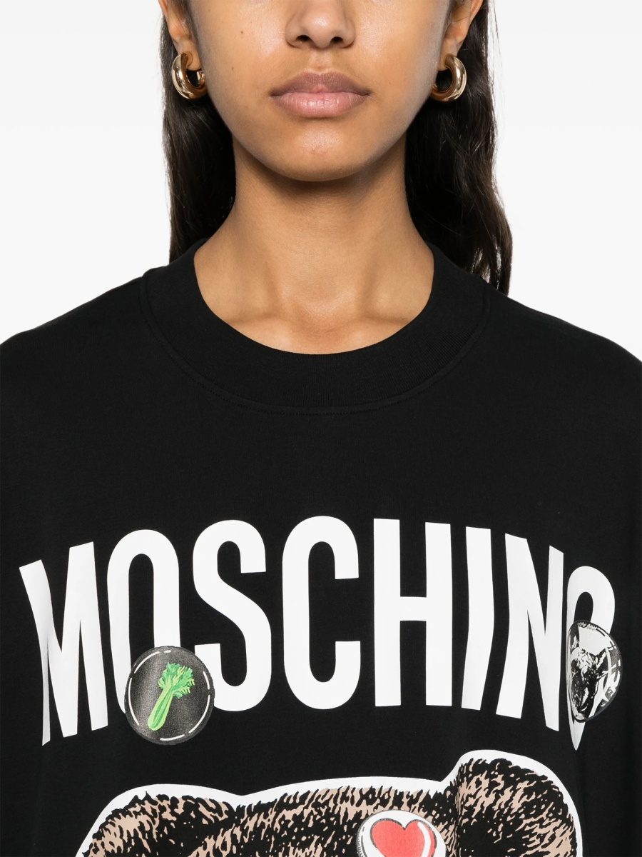 Rochie de zi Moschino neagra - Img 5