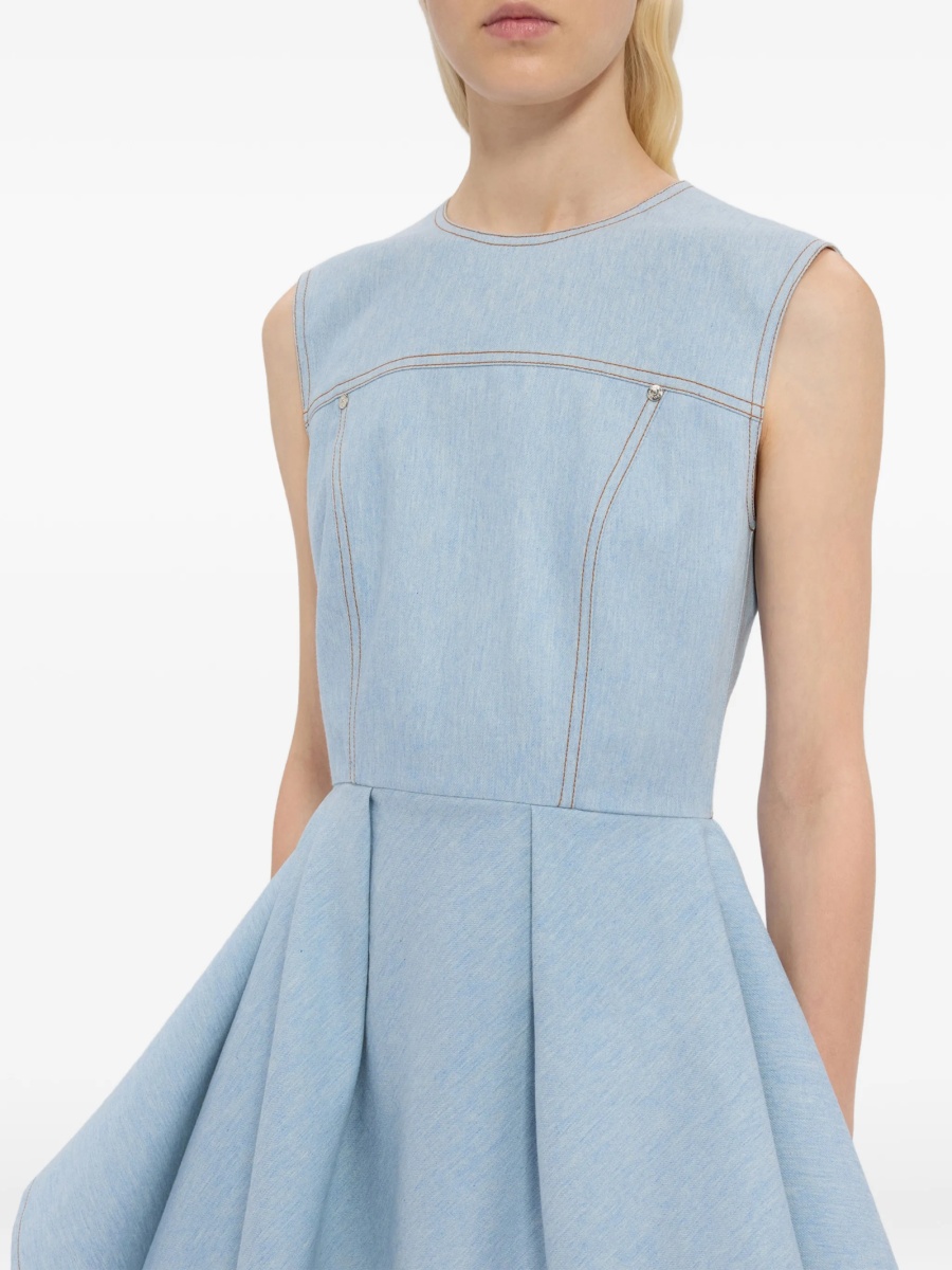 Rochie de zi MSGM albastra - Img 5