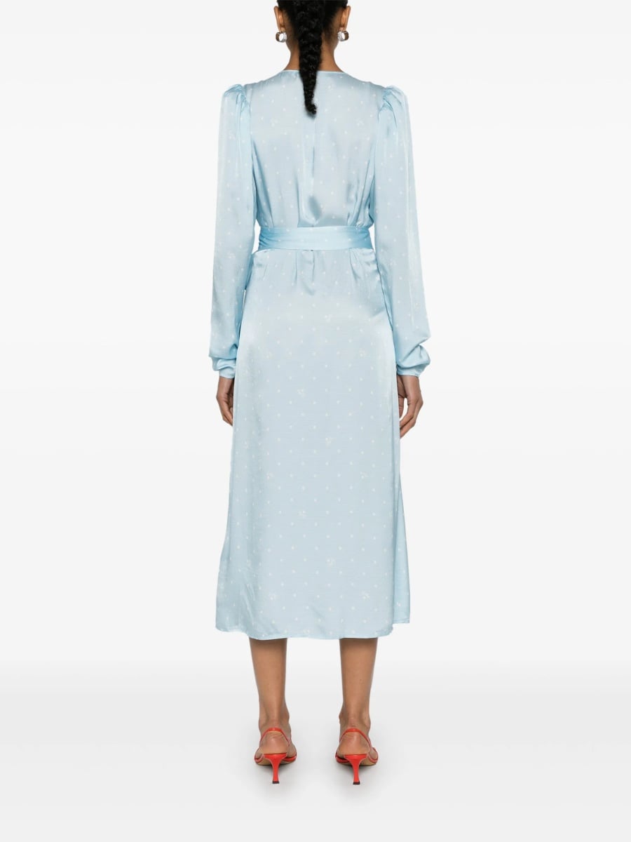 Rochie de zi ROTATE Birger Christensen albastra - Img 4