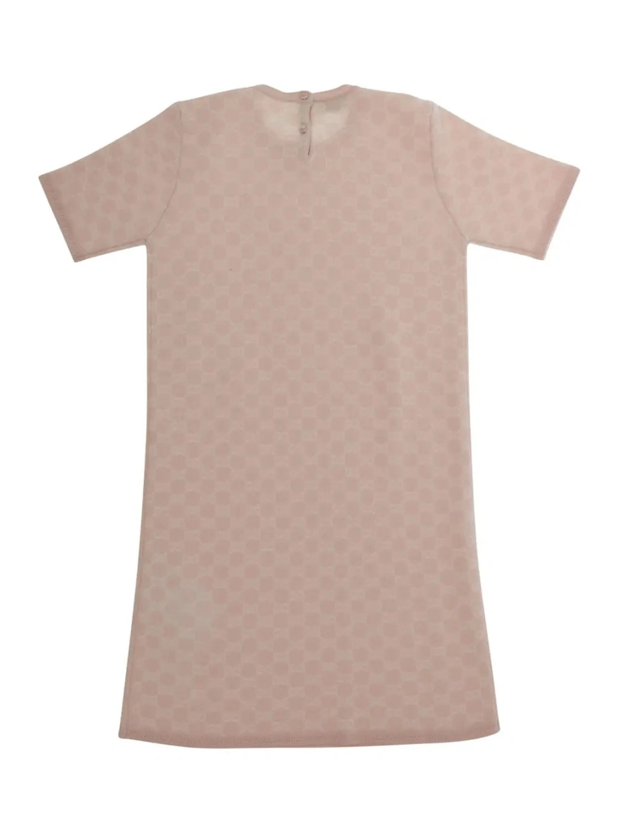 Rochie Gucci roz din lana - Img 2