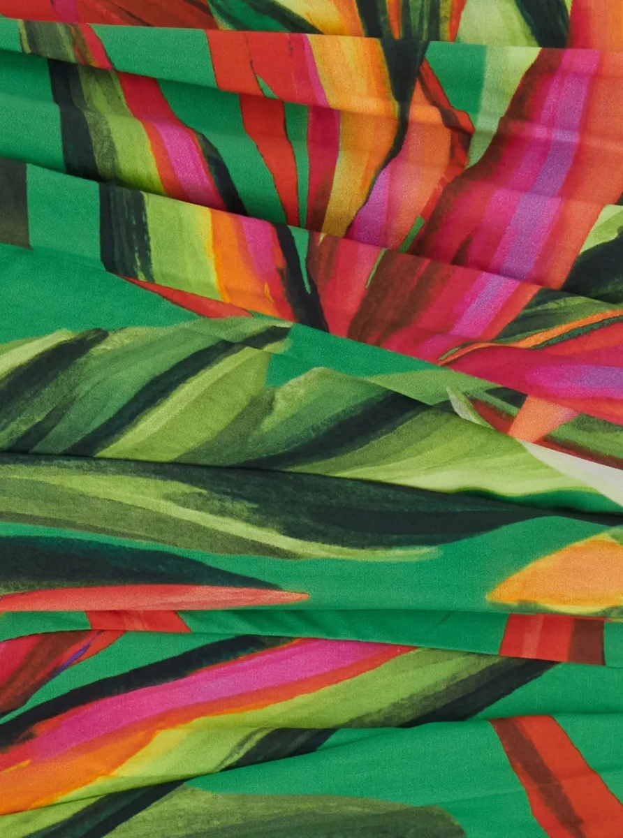 Rochie lunga FARM RIO multicolor din bumbac 'Tropical Dream' - Img 3