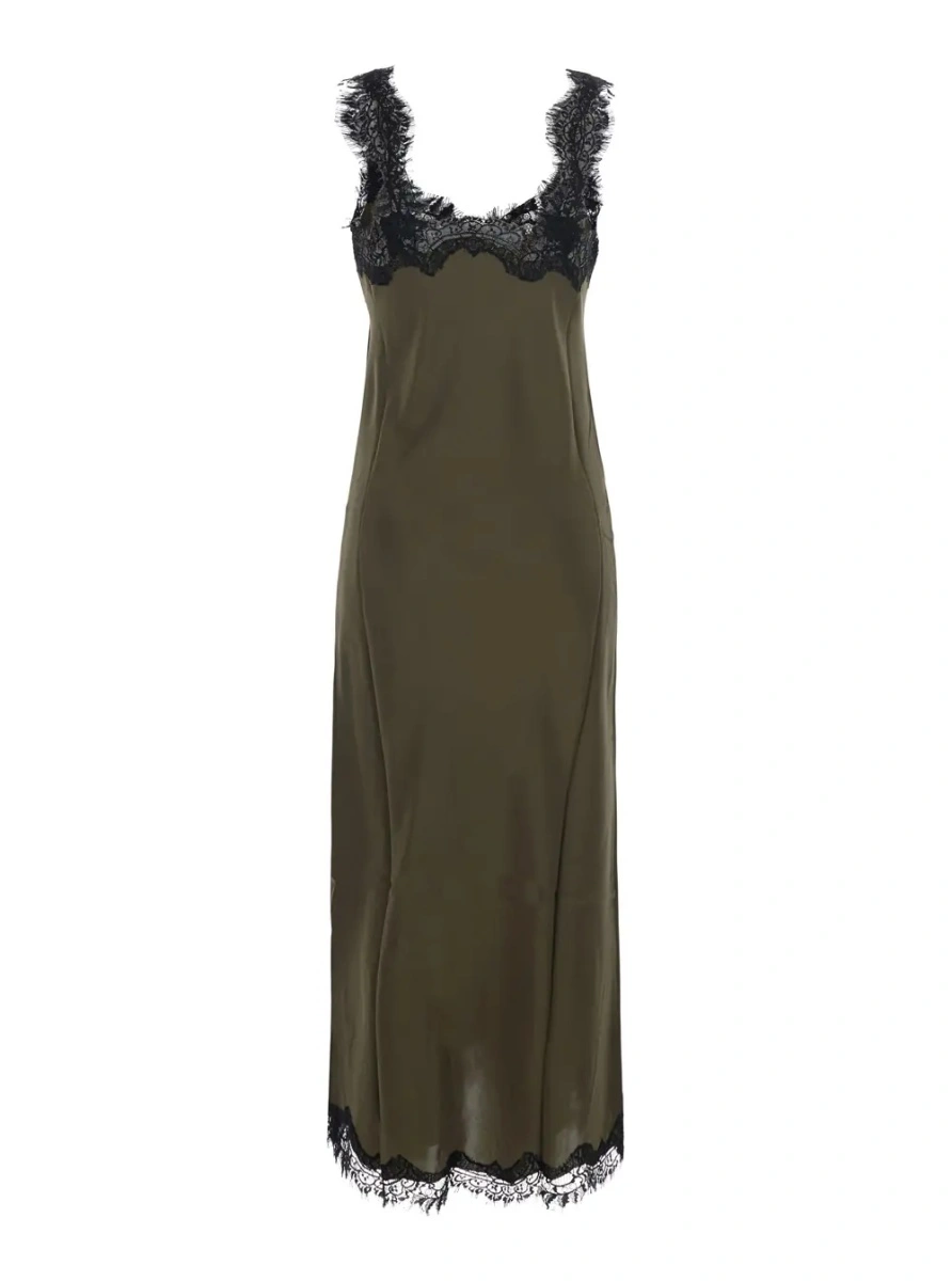 Rochie lunga GOLD HAWK verde - Img 2