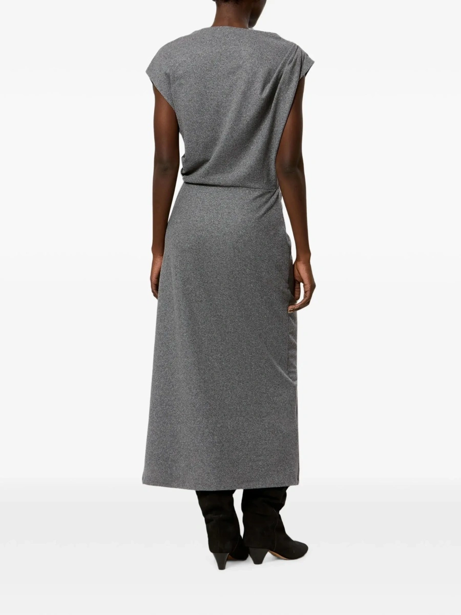 Rochie lunga Isabel Marant gri - Img 5