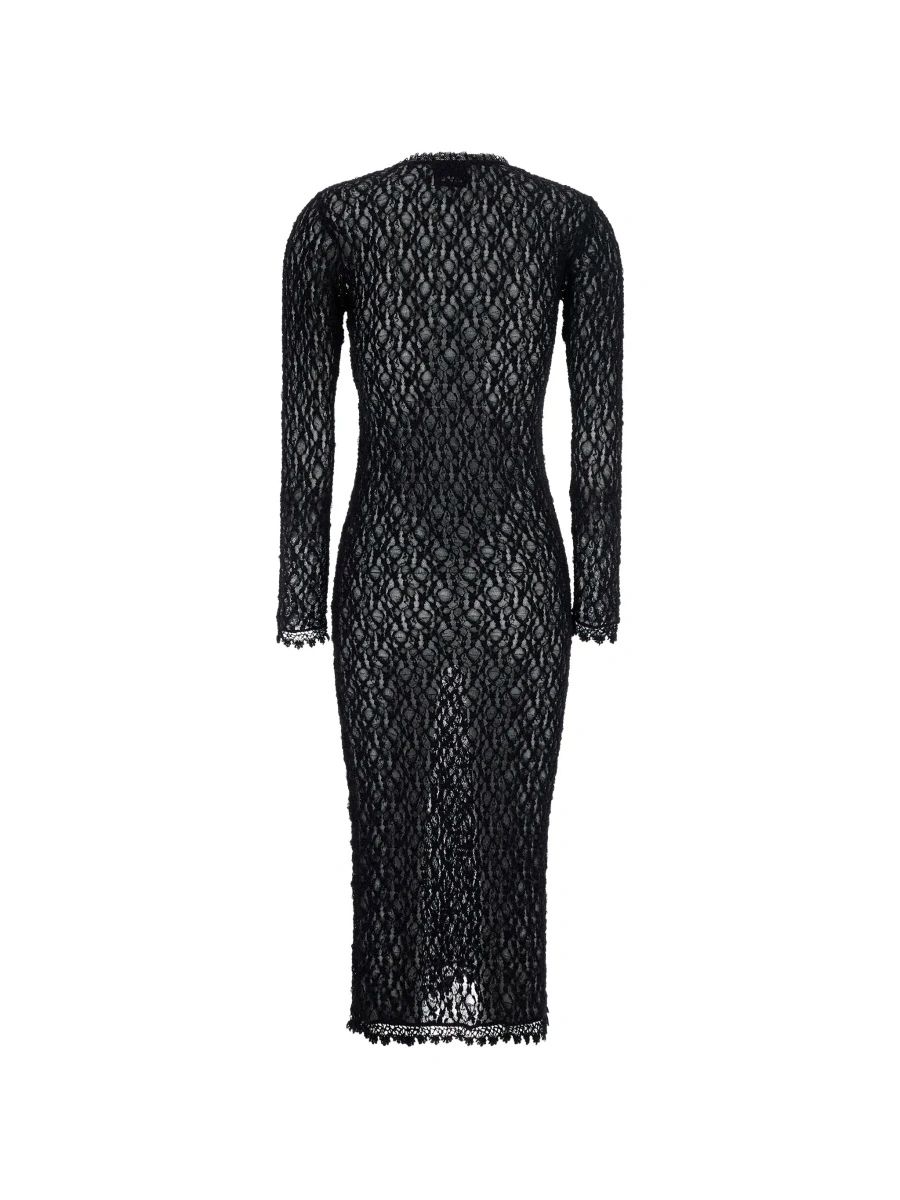 Rochie lunga Isabel Marant neagra din bumbac - Img 4