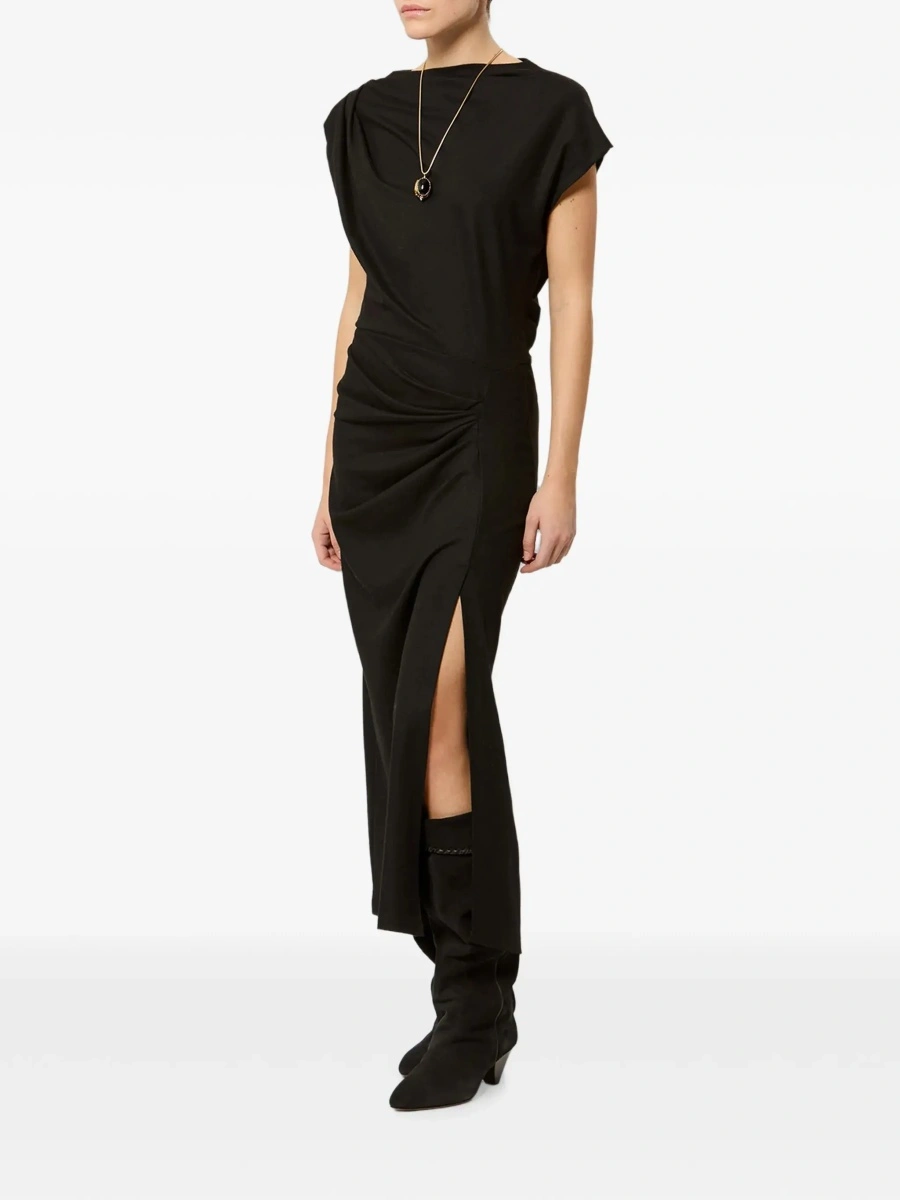 Rochie lunga Isabel Marant neagra - Img 4