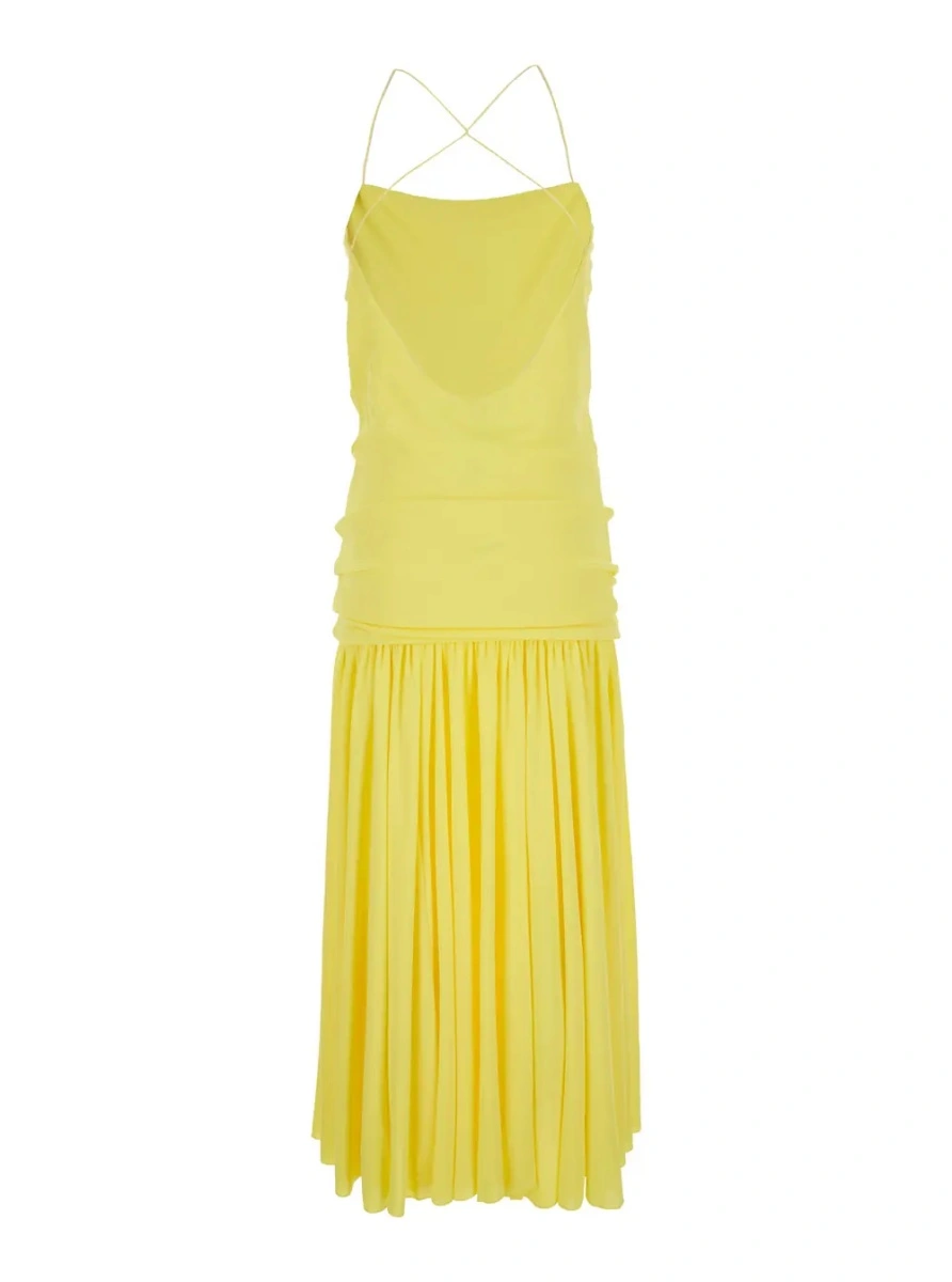 Rochie lunga JACQUEMUS galbena - Img 2