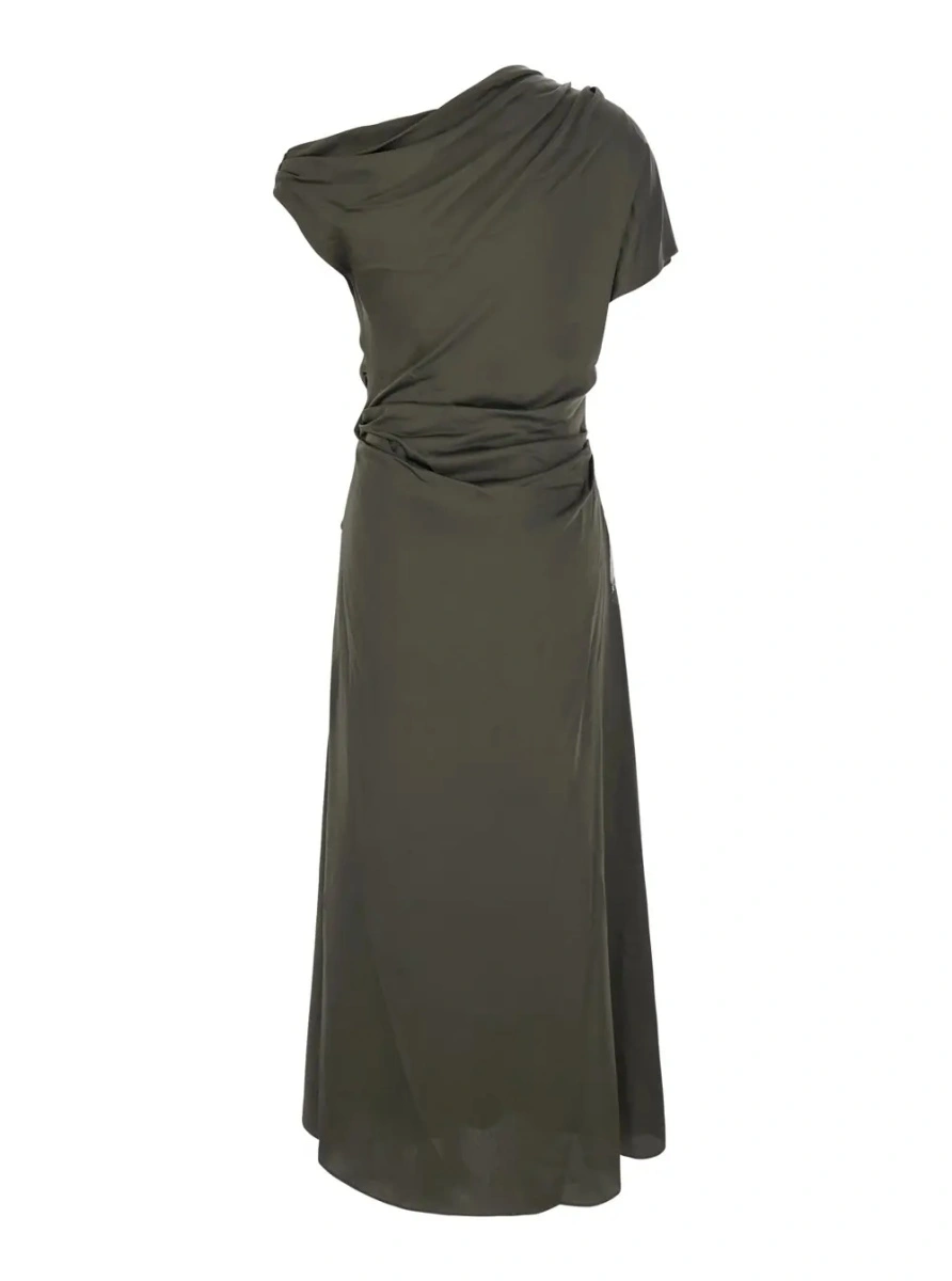 Rochie lunga SIMKHAI verde - Img 2