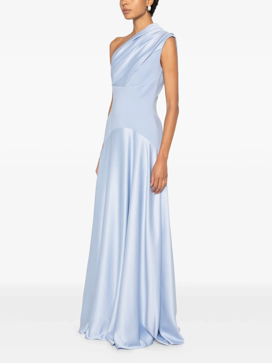 Rochie lunga SOLACE LONDON albastra 'Gabriela' - Img 5