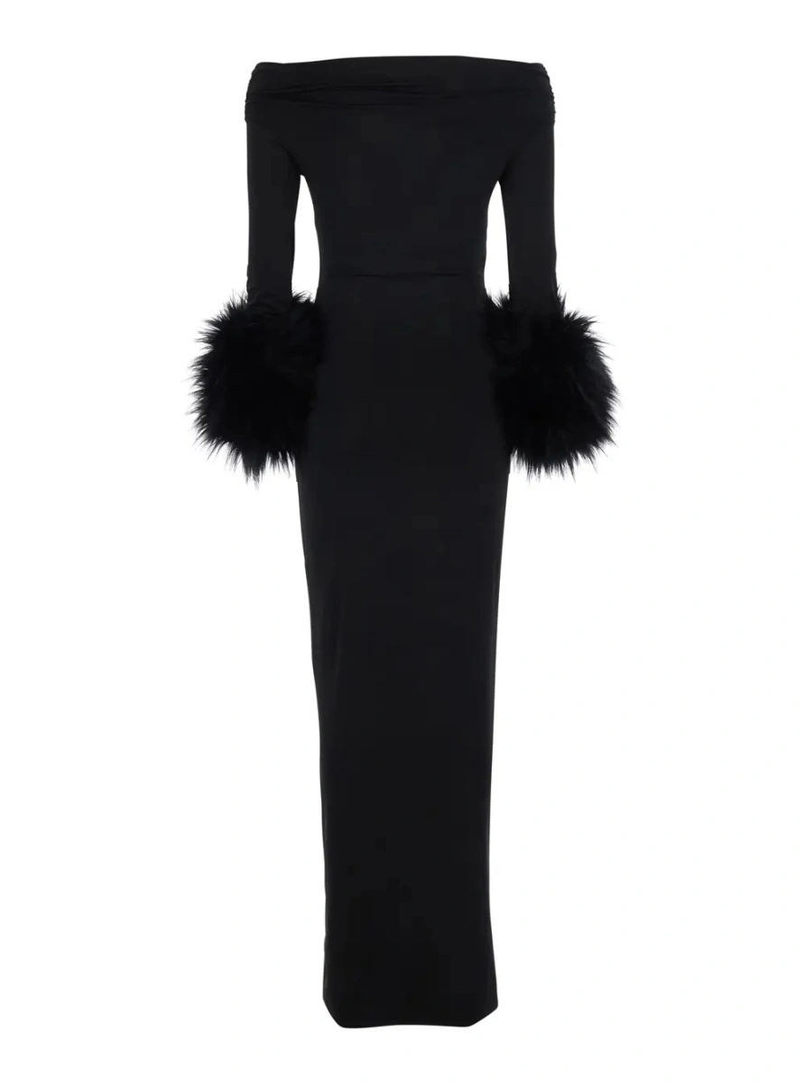 Rochie lunga THE ANDAMANE neagra - Img 2
