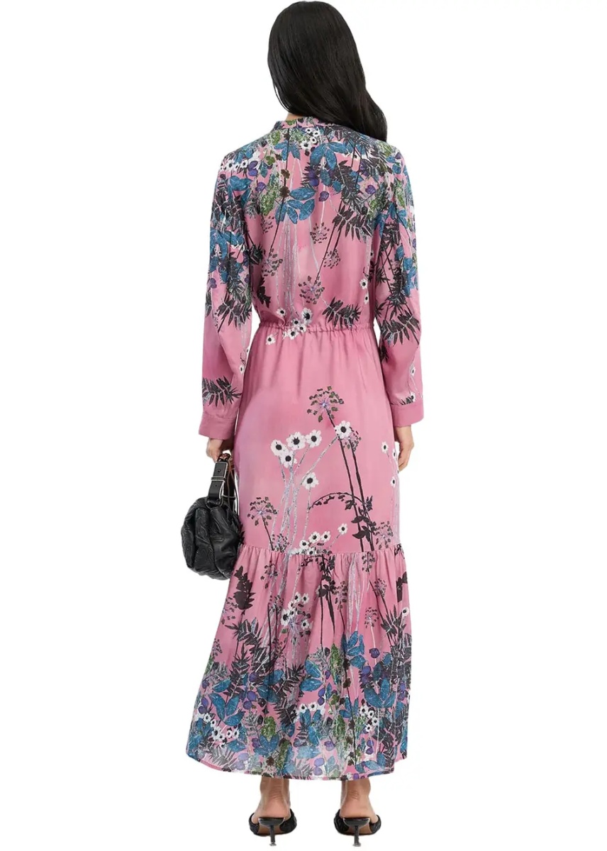 Rochii Chemisier dress with floral print 'Bernadette' - Img 3