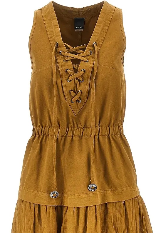 Rochii Cotton flounced maxi dress - Img 2