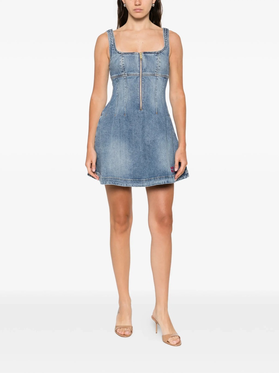 Rochii Denim flared dress - Img 2