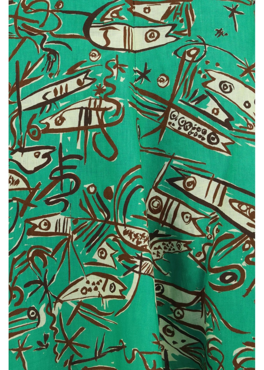 Rochii Fish Sticks mini linen Dress - Img 3