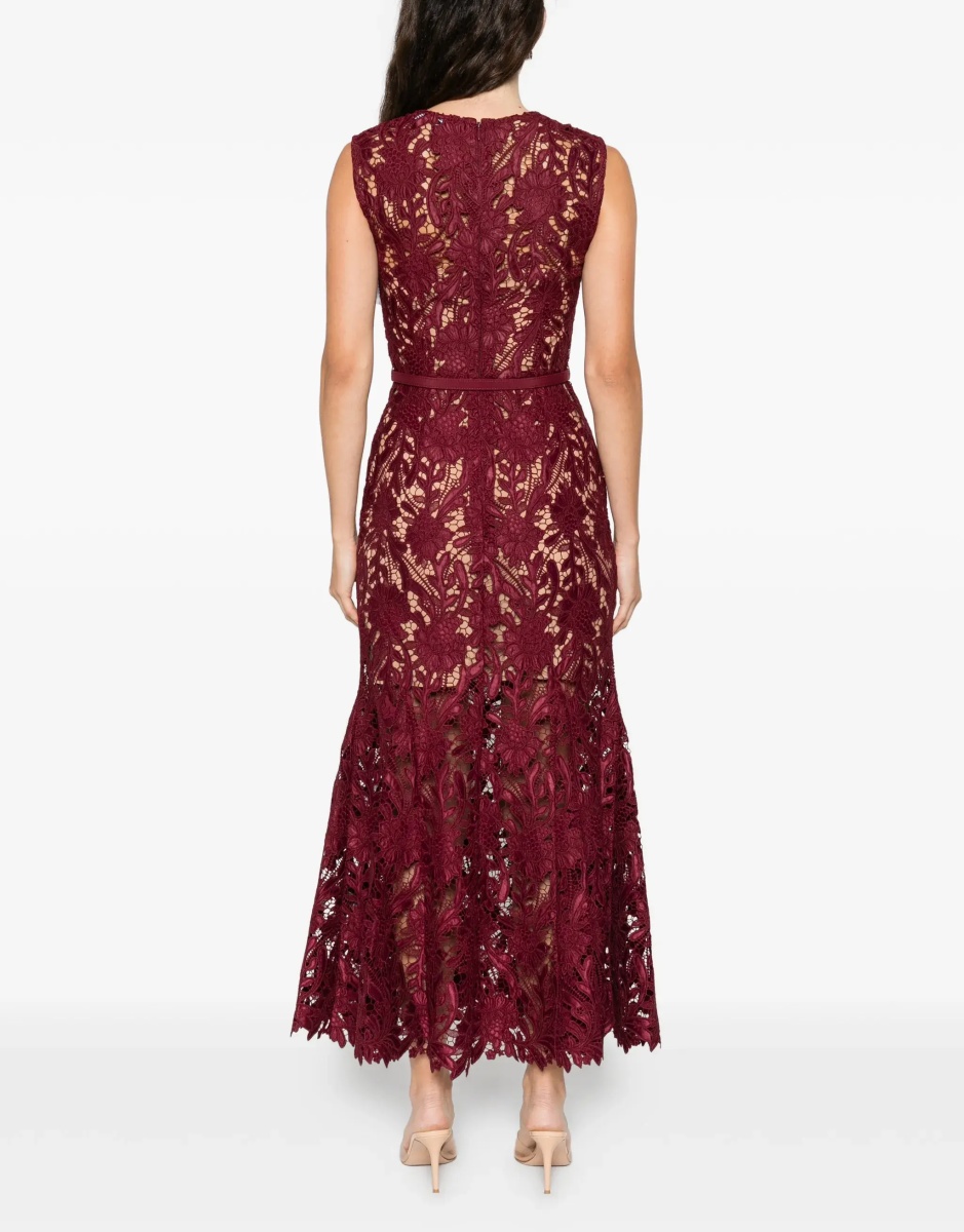 Rochii Floral Lace Midi Dress - Img 5