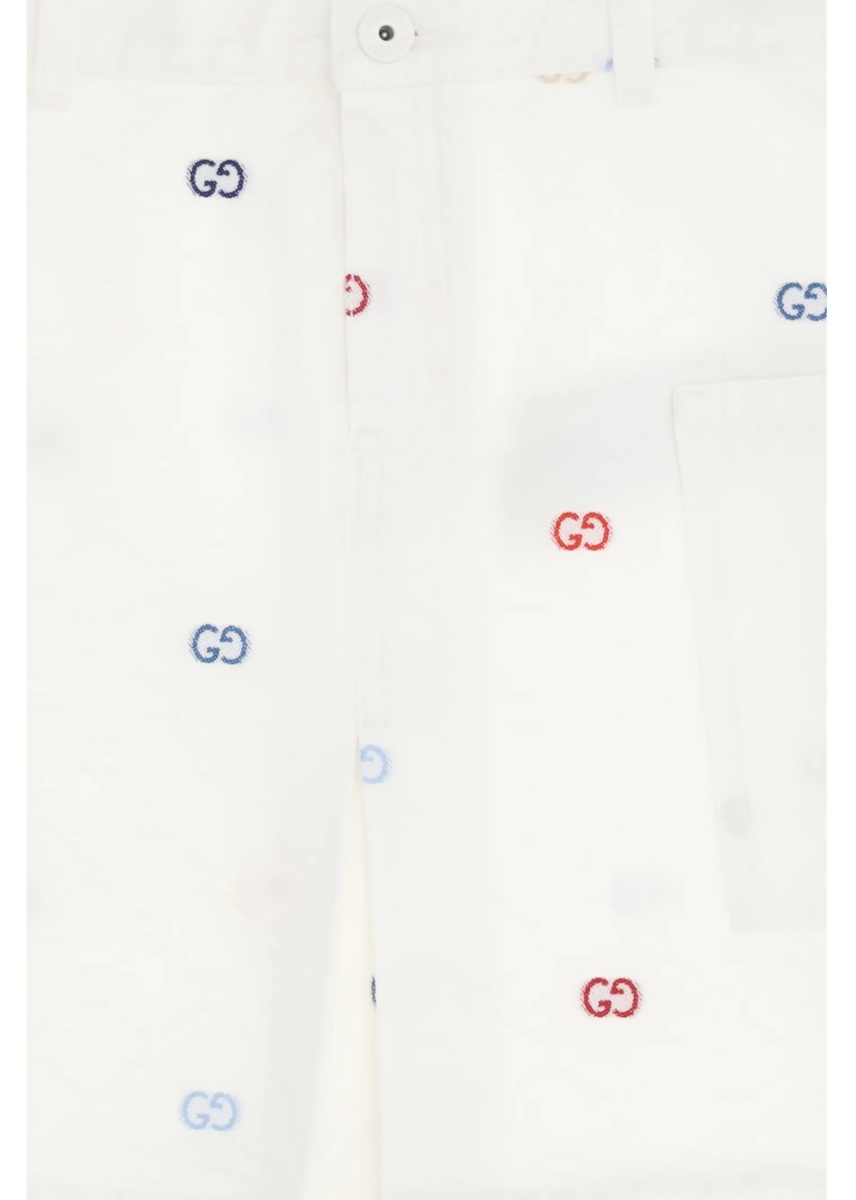 Rochii GG cotton denim jacquard Skirt - Img 3