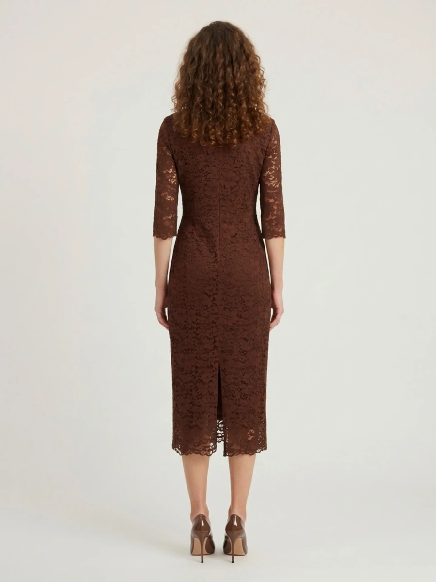 Rochii Lace Midi Sheath Dress - Img 3