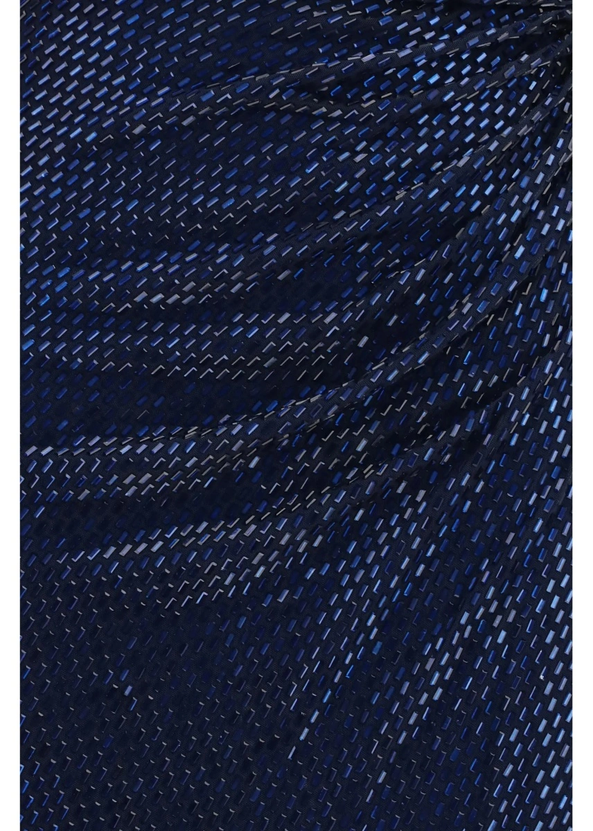 Rochii Midi Dress with cape sleeves and crystals - Img 3