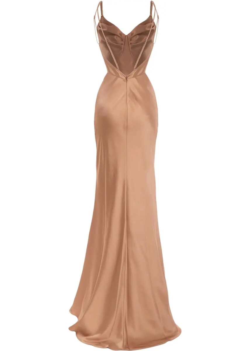 Rochii Satin maxi dress - Img 3