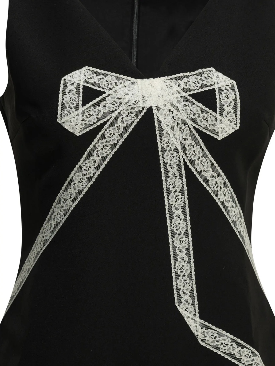 Rochii Short sheath dress with bow - Img 3