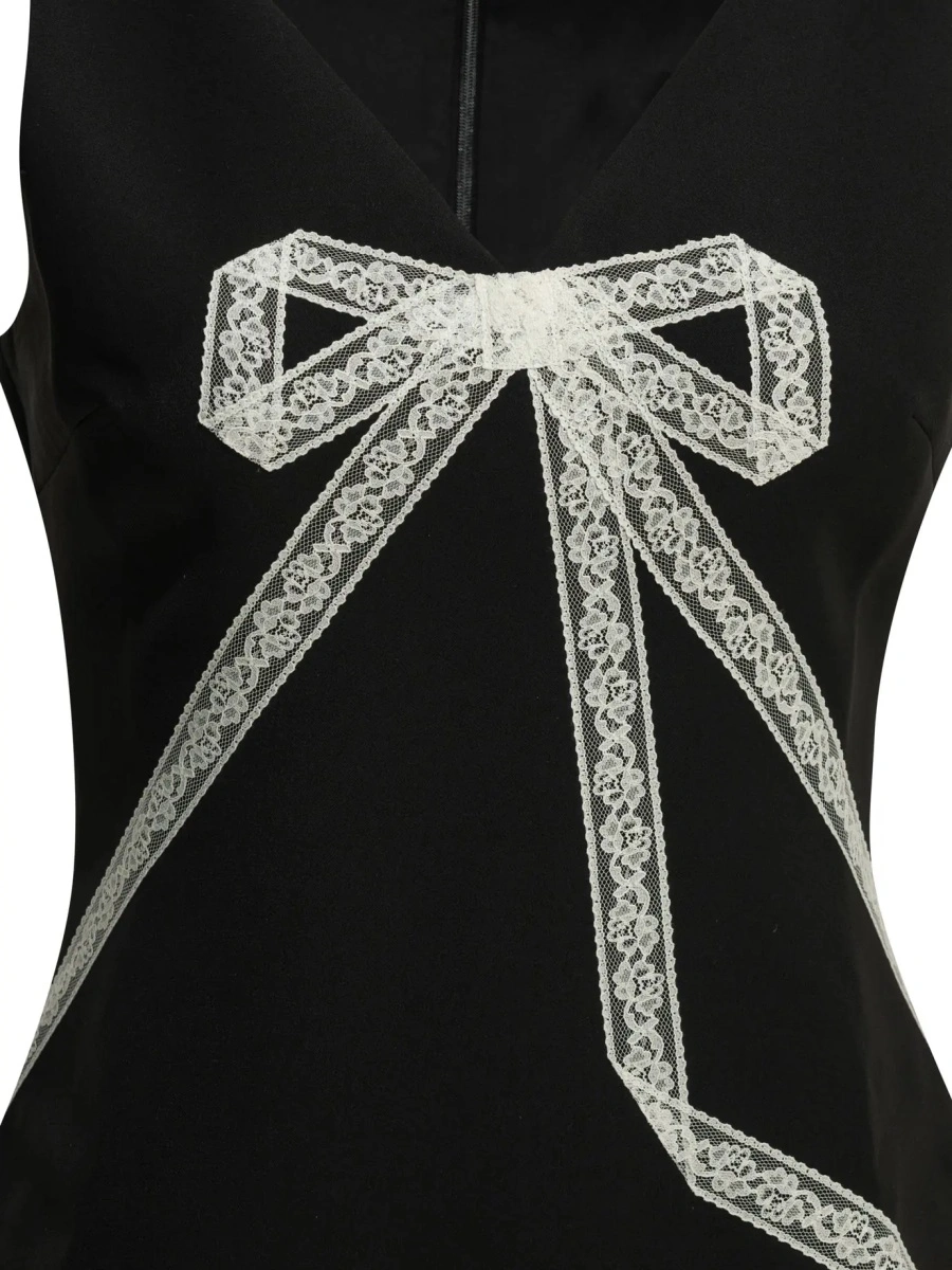Rochii Short sheath dress with bow - Img 3