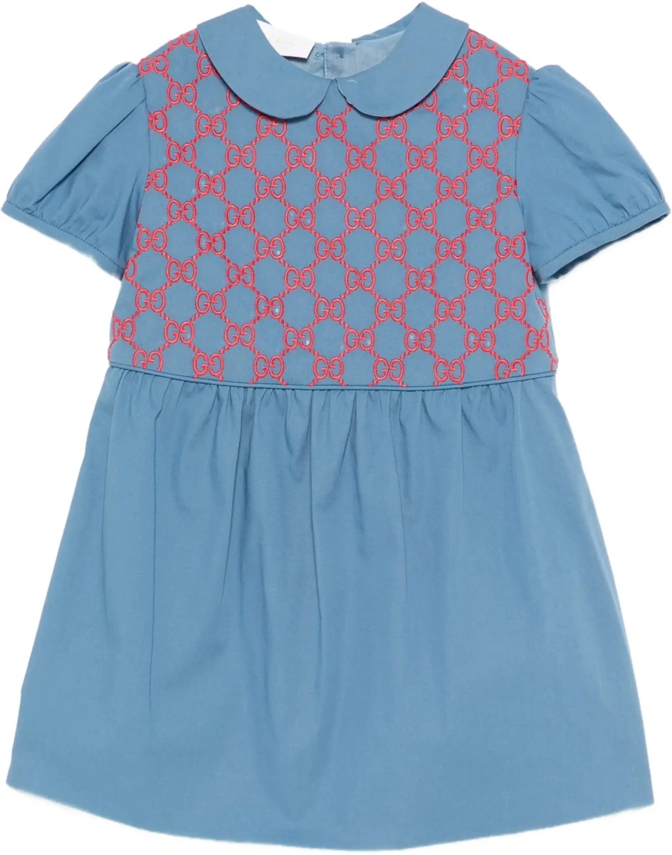 Rochii Stretch cotton poplin Dress for Girl - Img 6