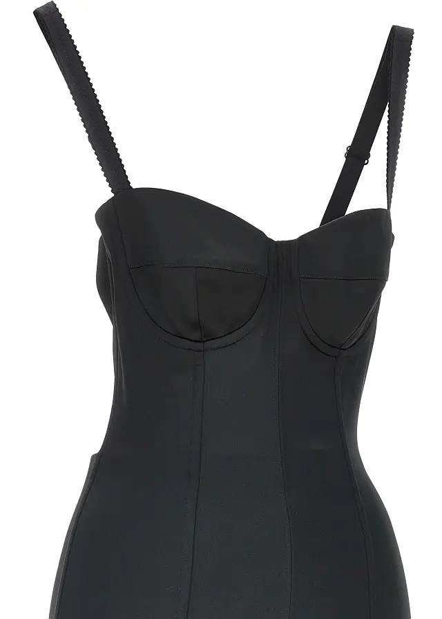 Rochii Stretch satin midi dress - Img 2