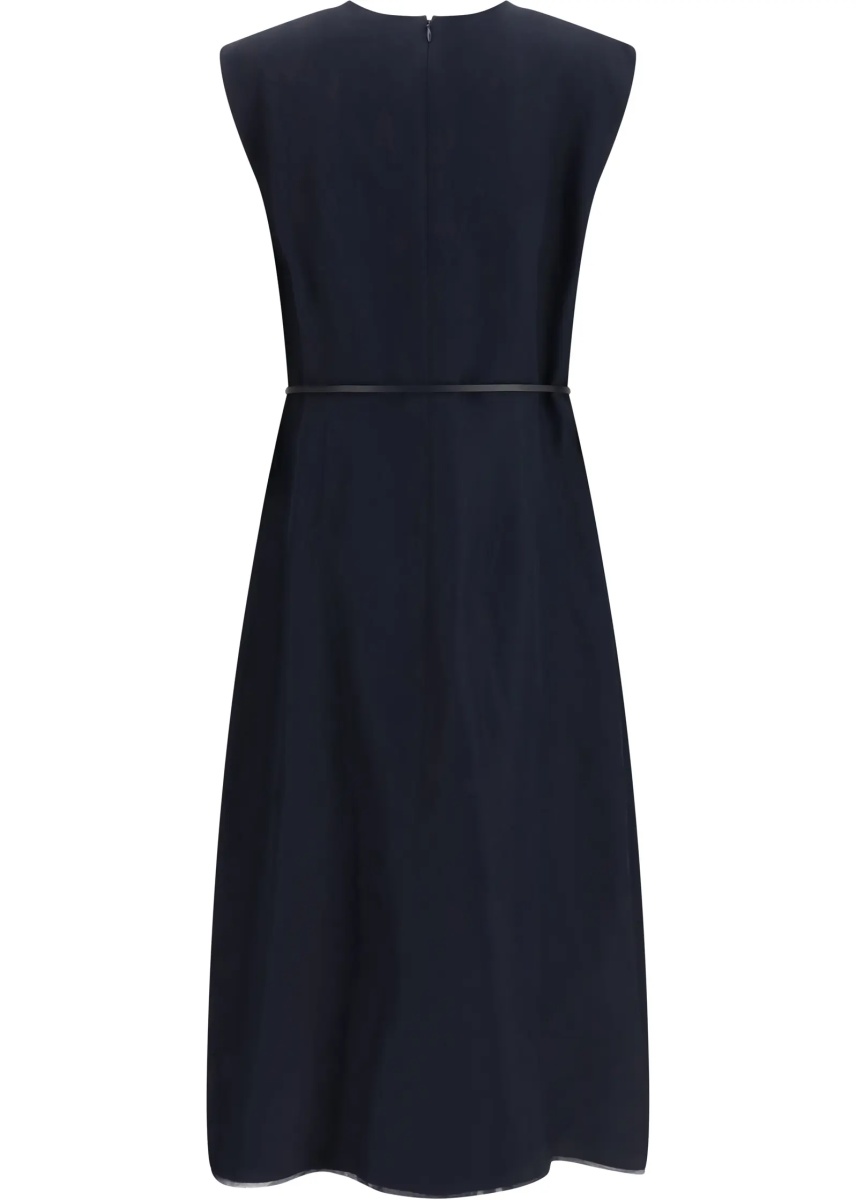 Rochii V-neck belted Dress - Img 2