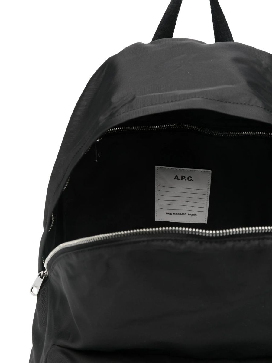 Rucsac A.P.C. negru din poliamida si poliuretan - Img 5
