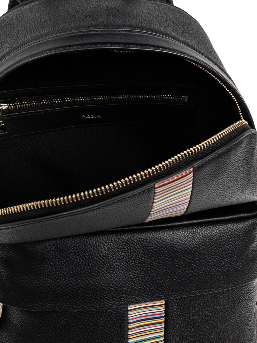 Rucsac Paul Smith negru din piele - Img 5