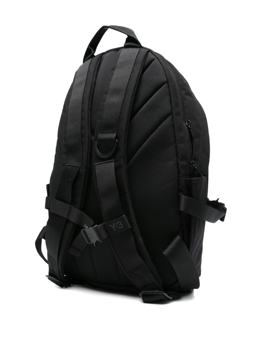 Rucsac Y-3 negru din poliamida - Img 2