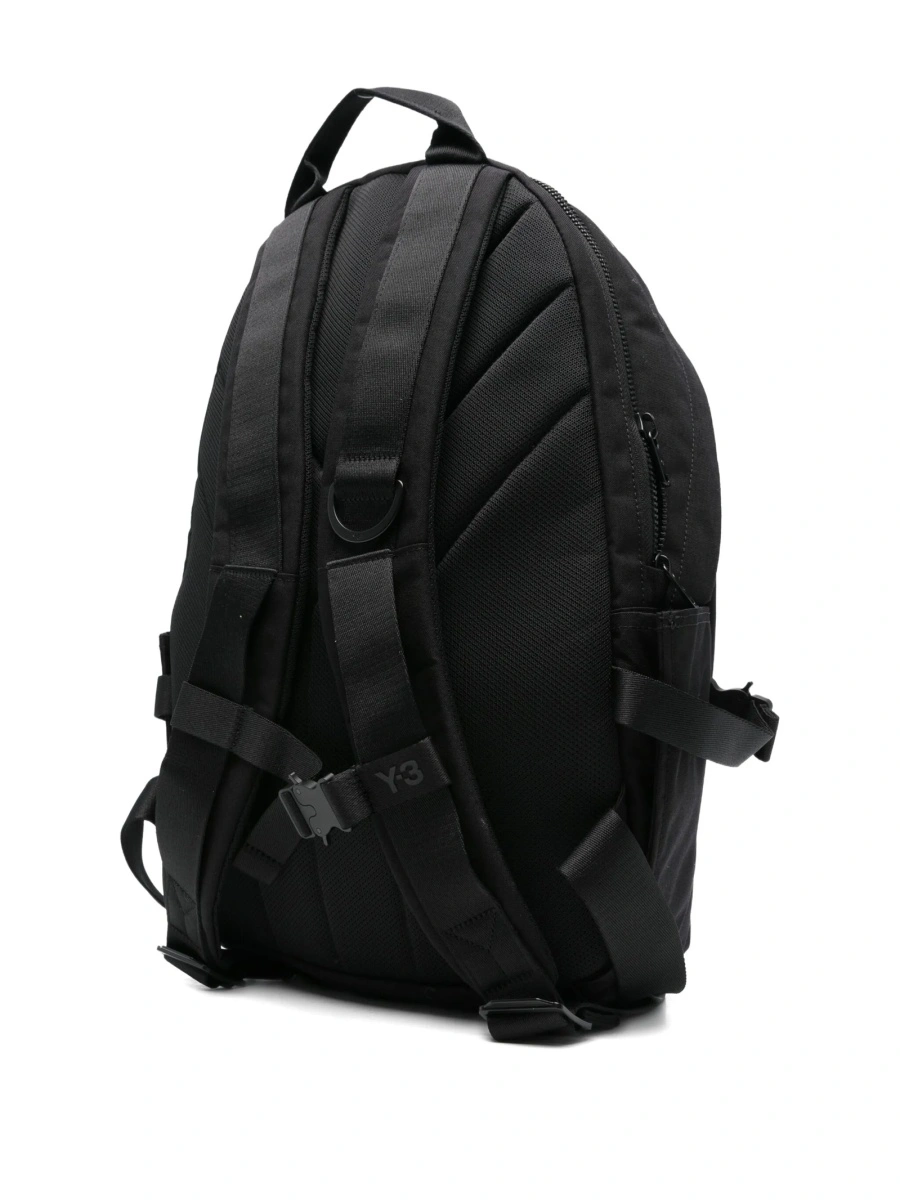 Rucsac Y-3 negru din poliamida - Img 2