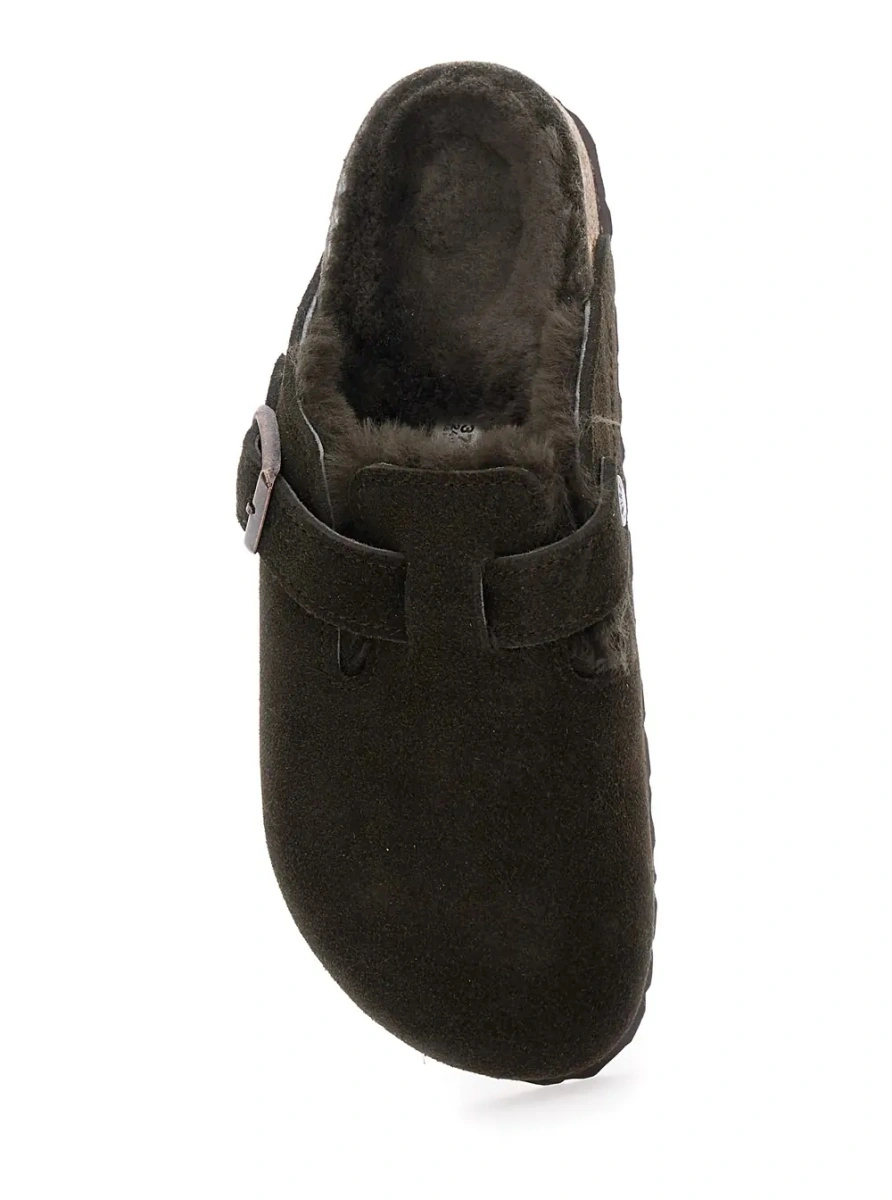 Saboti Mule Slip-On 'Boston' with adjustable strap in Ecoleather brown women - Img 3