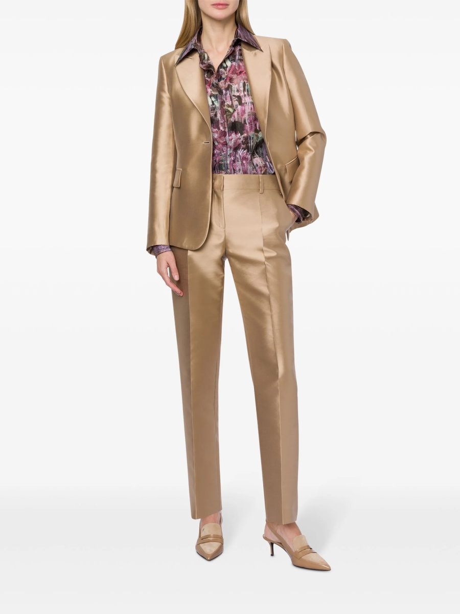 Sacou Alberta Ferretti neutru - Img 2