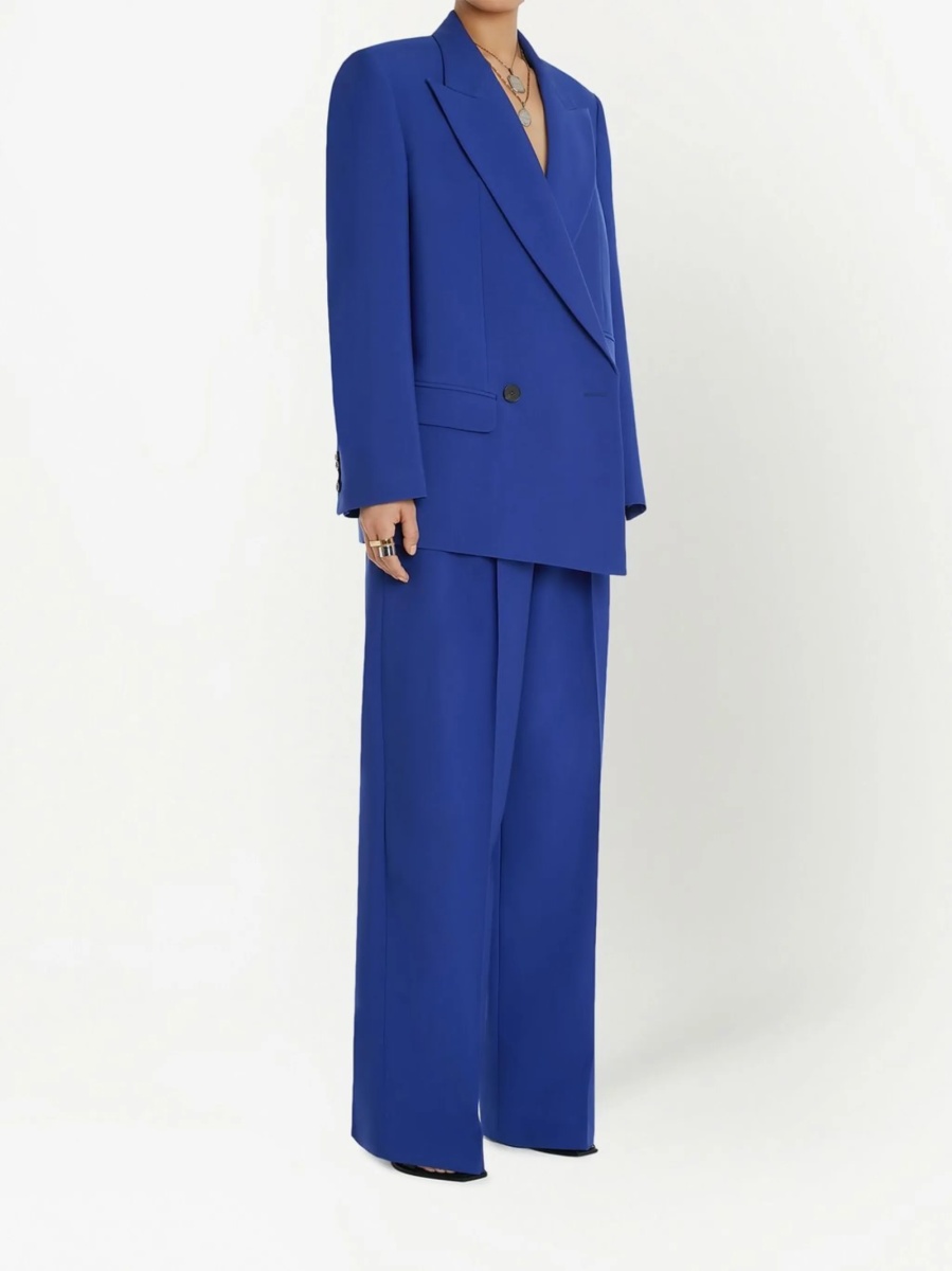 Sacou Alexander McQueen albastru - Img 3